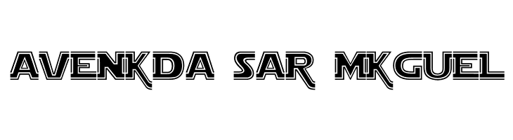 Star Jedi Outline  Free Fonts Download