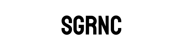 SGRNC Staatliches Regular Font