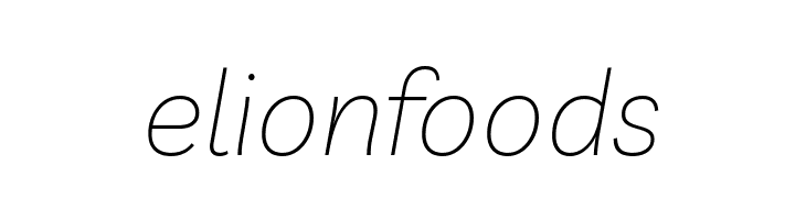 Livvic Thin Italic  Free Fonts Download