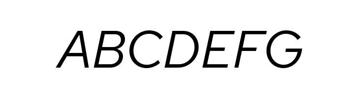 ABCDEFG Red Hat Text It Font