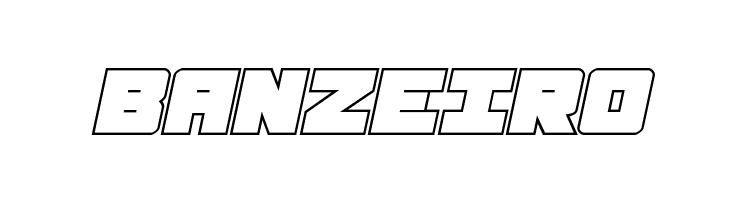 Samurai Terrapin Outline Italic  Free Fonts Download