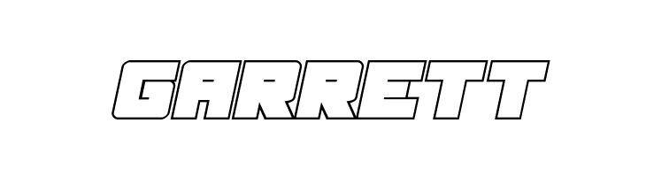 Samurai Terrapin Outline Italic  Free Fonts Download