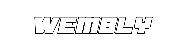 Samurai Terrapin Outline Italic  Free Fonts Download