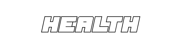 Samurai Terrapin Outline Italic  Free Fonts Download