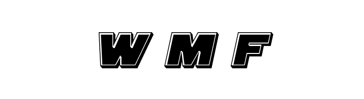 Samurai Terrapin Bevel Italic  Free Fonts Download