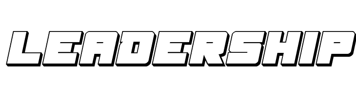 Samurai Terrapin 3D Italic  Free Fonts Download