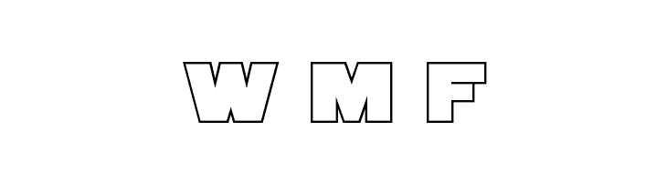 Samurai Terrapin Outline  Free Fonts Download
