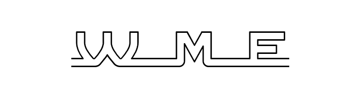 Connected Hollow Regular  Free Fonts Download