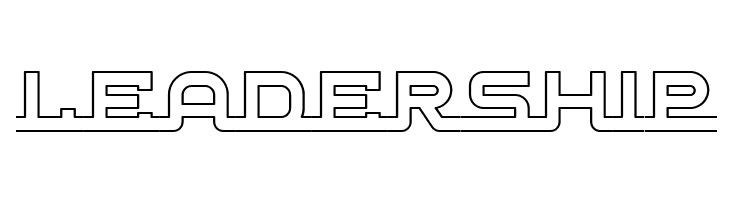 Connected Hollow Regular  Free Fonts Download