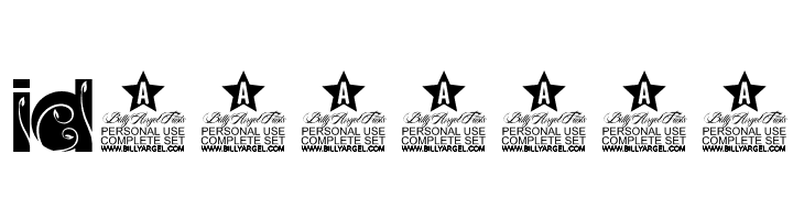 GARDEN BLACK PERSONAL USE Regular  Free Fonts Download