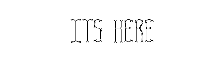 Fascii Twigs BRK  Free Fonts Download