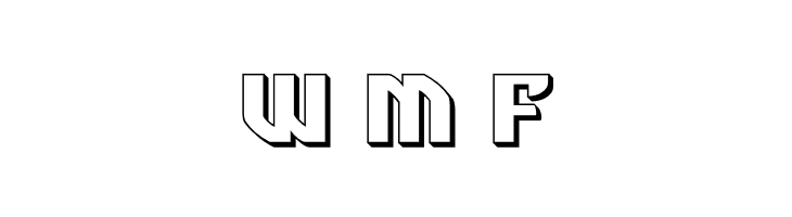 Federal Blue 3D  Free Fonts Download