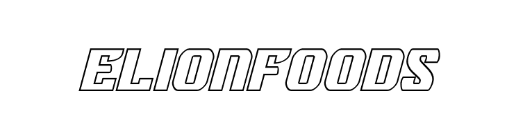 Federal Blue Outline Italic  Free Fonts Download