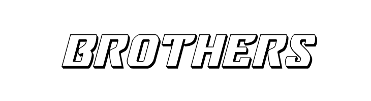 Federal Blue 3D Italic  Free Fonts Download