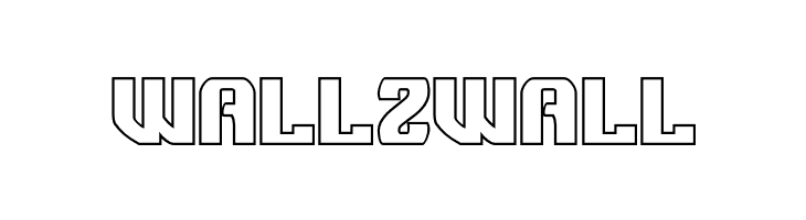 Federal Blue Outline  Free Fonts Download