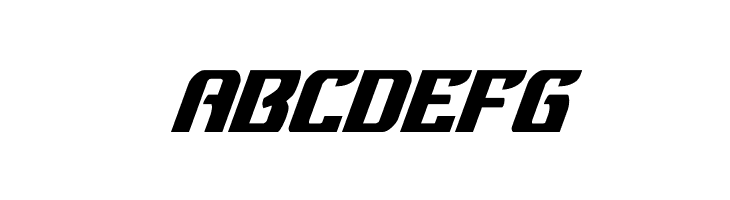 Federal Blue Super-Italic  Free Fonts Download