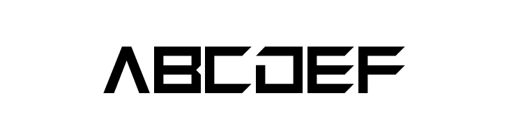 Megabot Five  Free Fonts Download