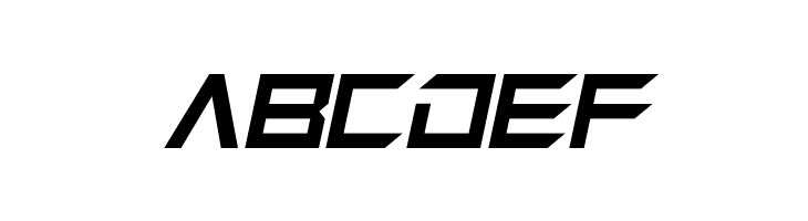 Megabot Five Italic  Free Fonts Download