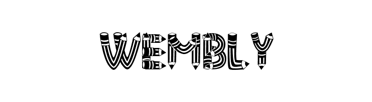 Pencil Letters Regular  Free Fonts Download