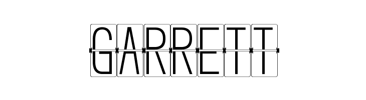 FLIPclockWhite  Free Fonts Download