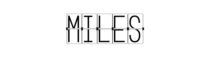 FLIPclockWhite  Free Fonts Download