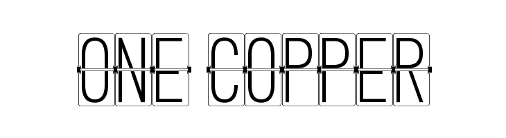 FLIPclockWhite  Free Fonts Download