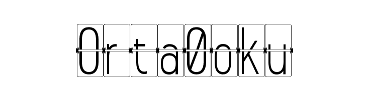 FLIPclockWhite  Free Fonts Download