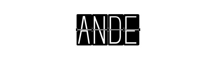 FLIPclockBlack  Free Fonts Download