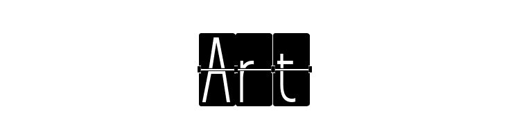 FLIPclockBlack  Free Fonts Download