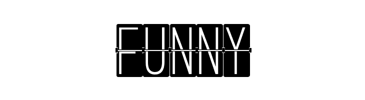 FLIPclockBlack  Free Fonts Download