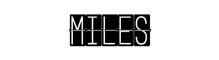 FLIPclockBlack  Free Fonts Download