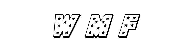 Knievel 3D Italic  Free Fonts Download