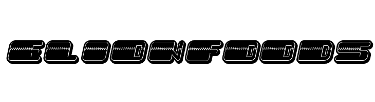 Patriotic Filled Italic  Free Fonts Download