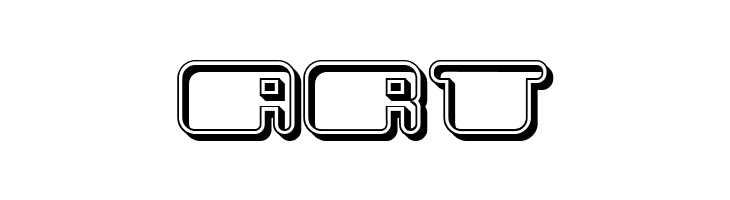 Patriotic Hollow Regular  Free Fonts Download