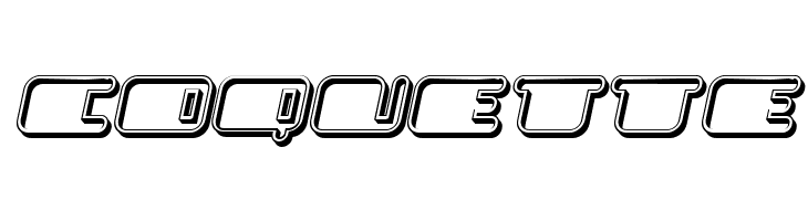 Patriotic Hollow Italic  Free Fonts Download