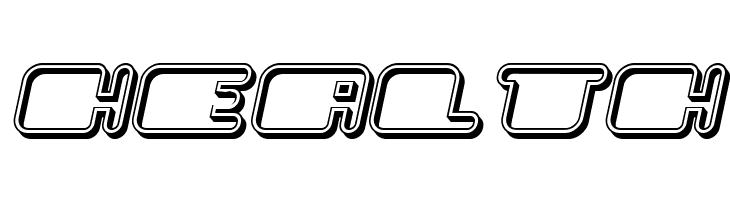 Patriotic Hollow Italic  Free Fonts Download
