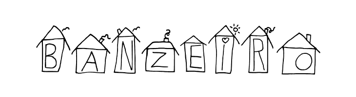 Alphabet Houses Regular  Free Fonts Download