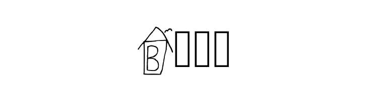 Alphabet Houses Regular  Free Fonts Download