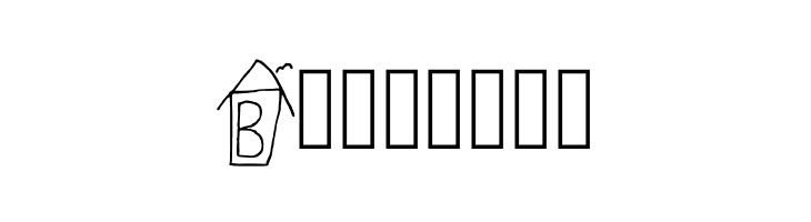 Alphabet Houses Regular  Free Fonts Download