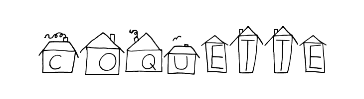 Alphabet Houses Regular  Free Fonts Download