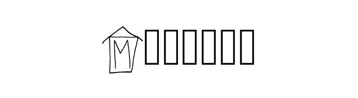 Alphabet Houses Regular  Free Fonts Download