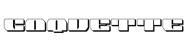 Joy Shark Semi-Condensed 3D  Free Fonts Download
