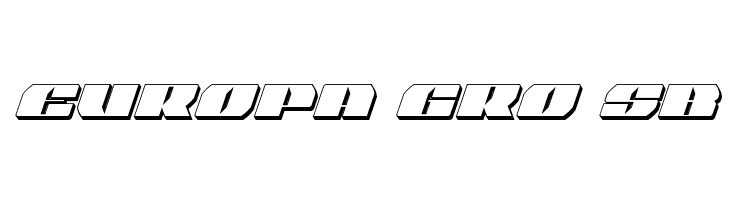 Joy Shark Semi-Condensed 3D Italic  Free Fonts Download