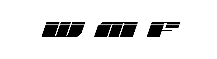 Joy Shark Laser Italic  Free Fonts Download
