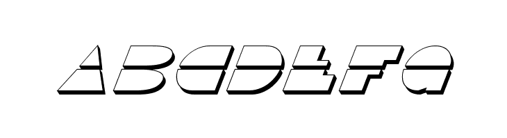 Disco Duck 3D Italic  Free Fonts Download