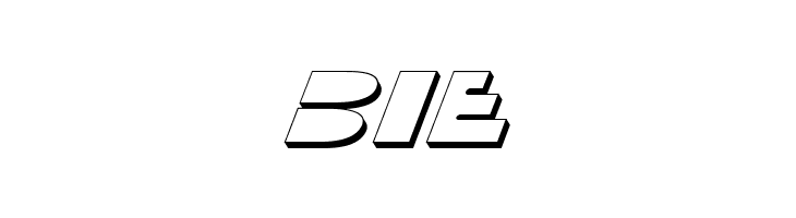 Disco Duck 3D Italic  Free Fonts Download