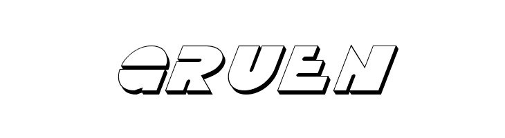 Disco Duck 3D Italic  Free Fonts Download