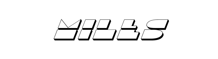 Disco Duck 3D Italic  Free Fonts Download