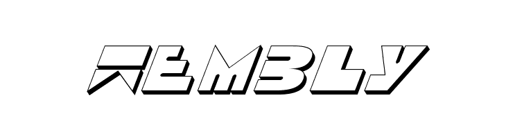 Disco Duck 3D Italic  Free Fonts Download