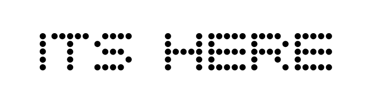 5x5 Dots  Free Fonts Download